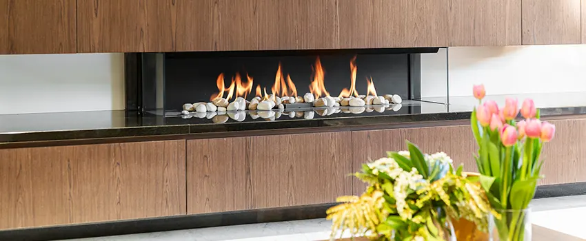 Double-height Fireplace Design Refurbishment in South River, New Jersey