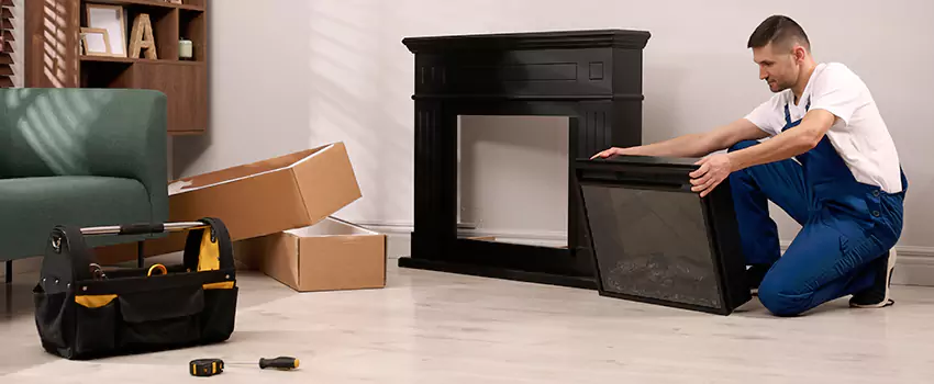 Old Rusted Metal Fireplace Repair And Replacement in South River, NJ